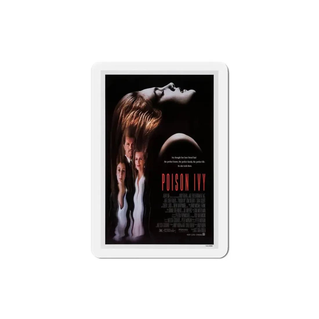 Poison Ivy 1992 Movie Poster Refrigerator Magnet 4 Inch - The Sticker Space