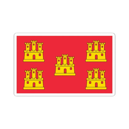 Poitou-Charentes flag (Belgium) STICKER Vinyl Kiss-Cut Decal 2 Inch White - The Sticker Space