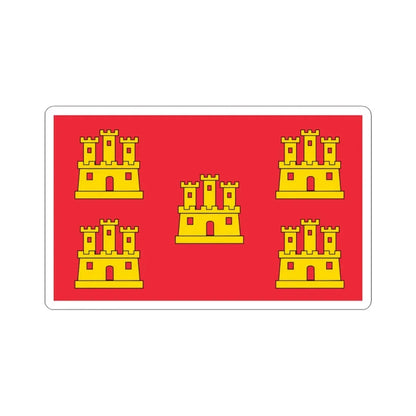 Poitou-Charentes flag (Belgium) STICKER Vinyl Kiss-Cut Decal 3 Inch White - The Sticker Space