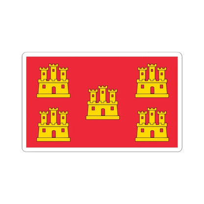 Poitou-Charentes flag (Belgium) STICKER Vinyl Kiss-Cut Decal 4 Inch White - The Sticker Space