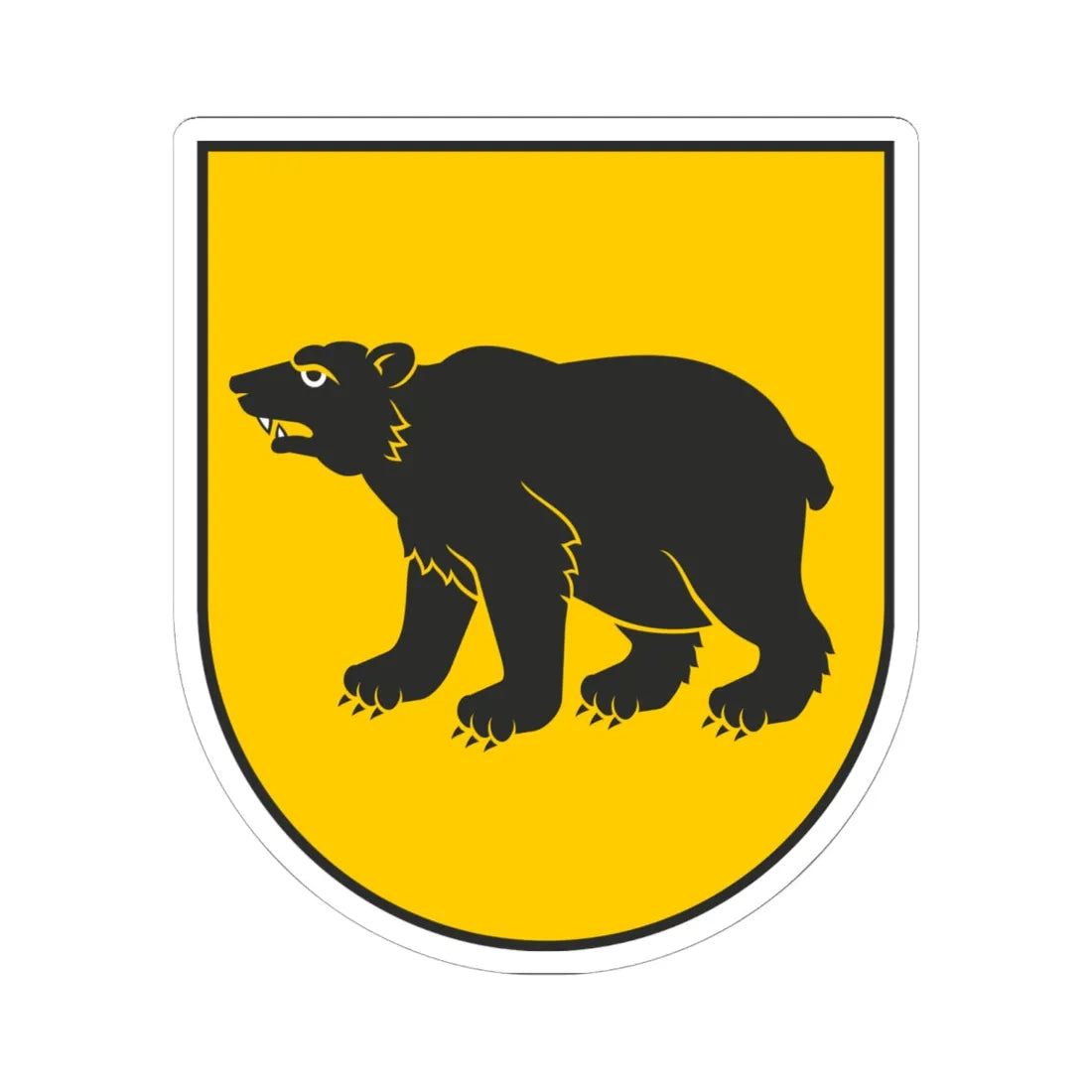 POL Adamów COA (Poland) (Coat of Arms) STICKER Vinyl Kiss-Cut Decal 6 Inch White - The Sticker Space