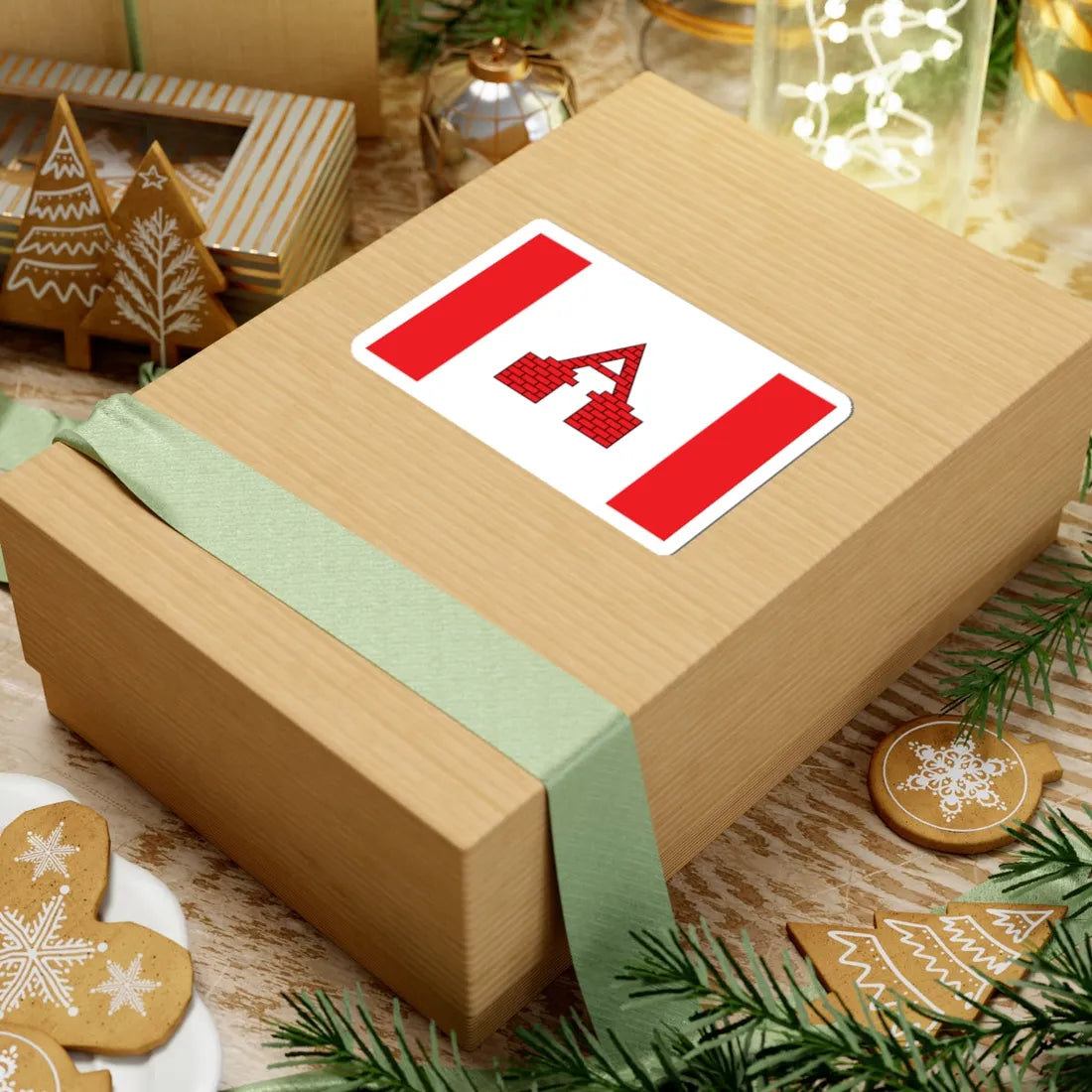 POL Aleksandrow Kujawski flag (Poland) STICKER Vinyl Kiss-Cut Decal - The Sticker Space