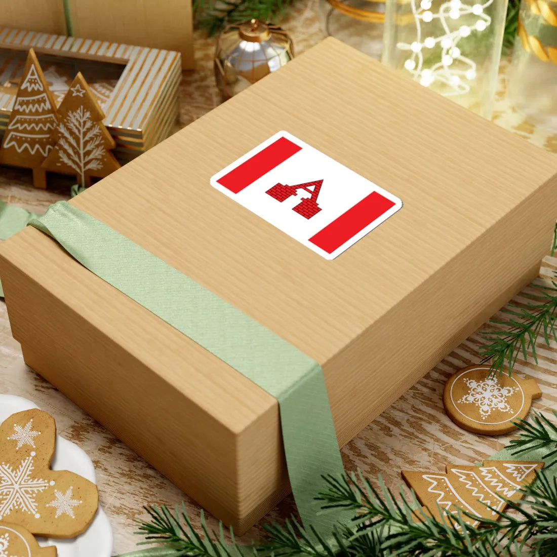 POL Aleksandrow Kujawski flag (Poland) STICKER Vinyl Kiss-Cut Decal - The Sticker Space