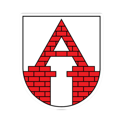 POL Aleksandrów Kujawski COA (Poland) (Coat of Arms) STICKER Vinyl Kiss-Cut Decal 2 Inch White - The Sticker Space