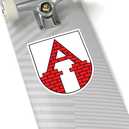 POL Aleksandrów Kujawski COA (Poland) (Coat of Arms) STICKER Vinyl Kiss-Cut Decal - The Sticker Space