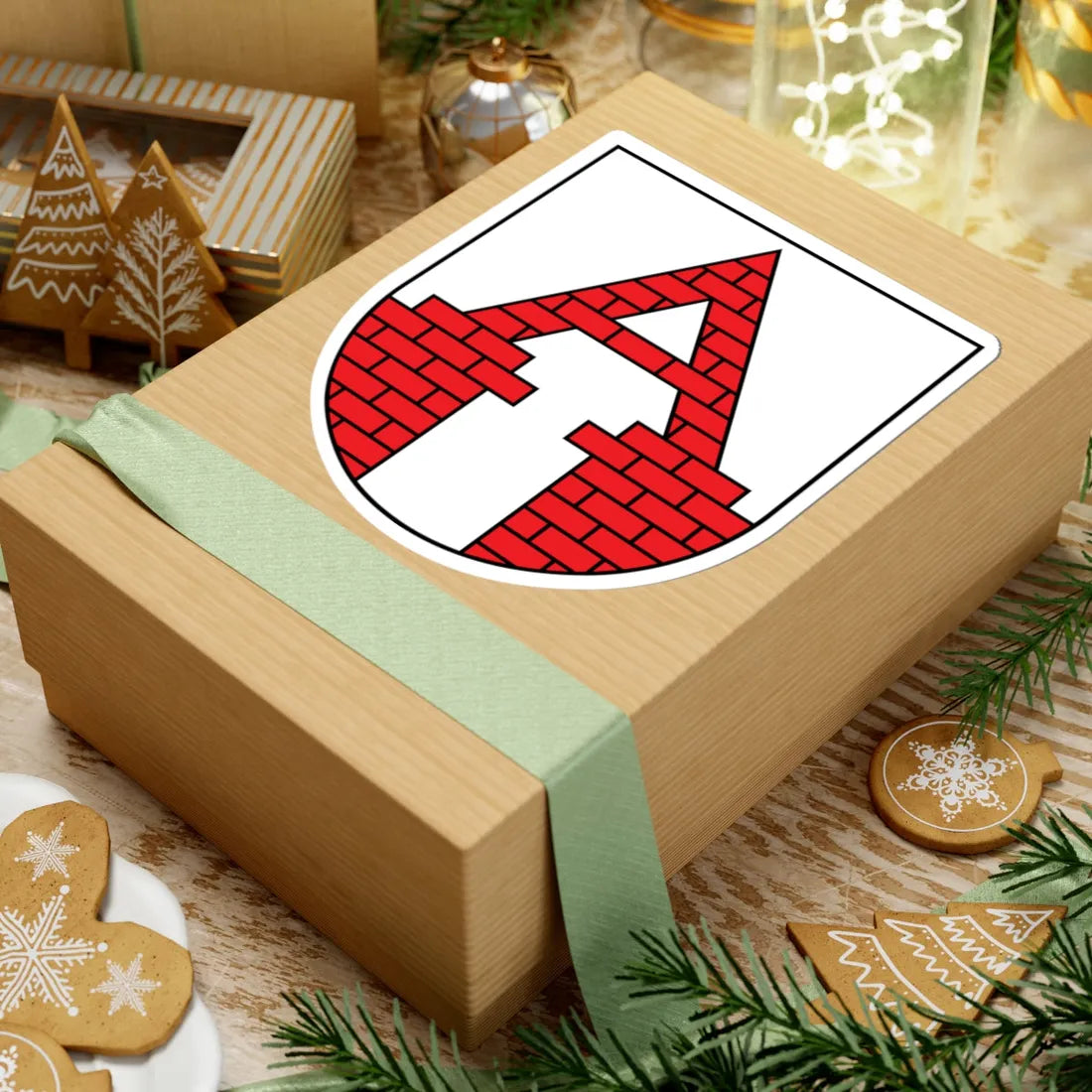 POL Aleksandrów Kujawski COA (Poland) (Coat of Arms) STICKER Vinyl Kiss-Cut Decal - The Sticker Space