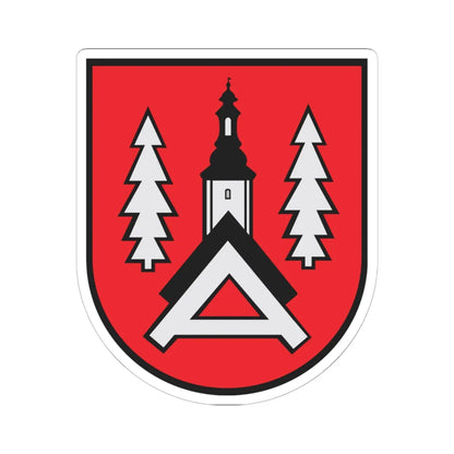 POL Alwernia COA (Poland) (Coat of Arms) STICKER Vinyl Kiss-Cut Decal 6 Inch White - The Sticker Space