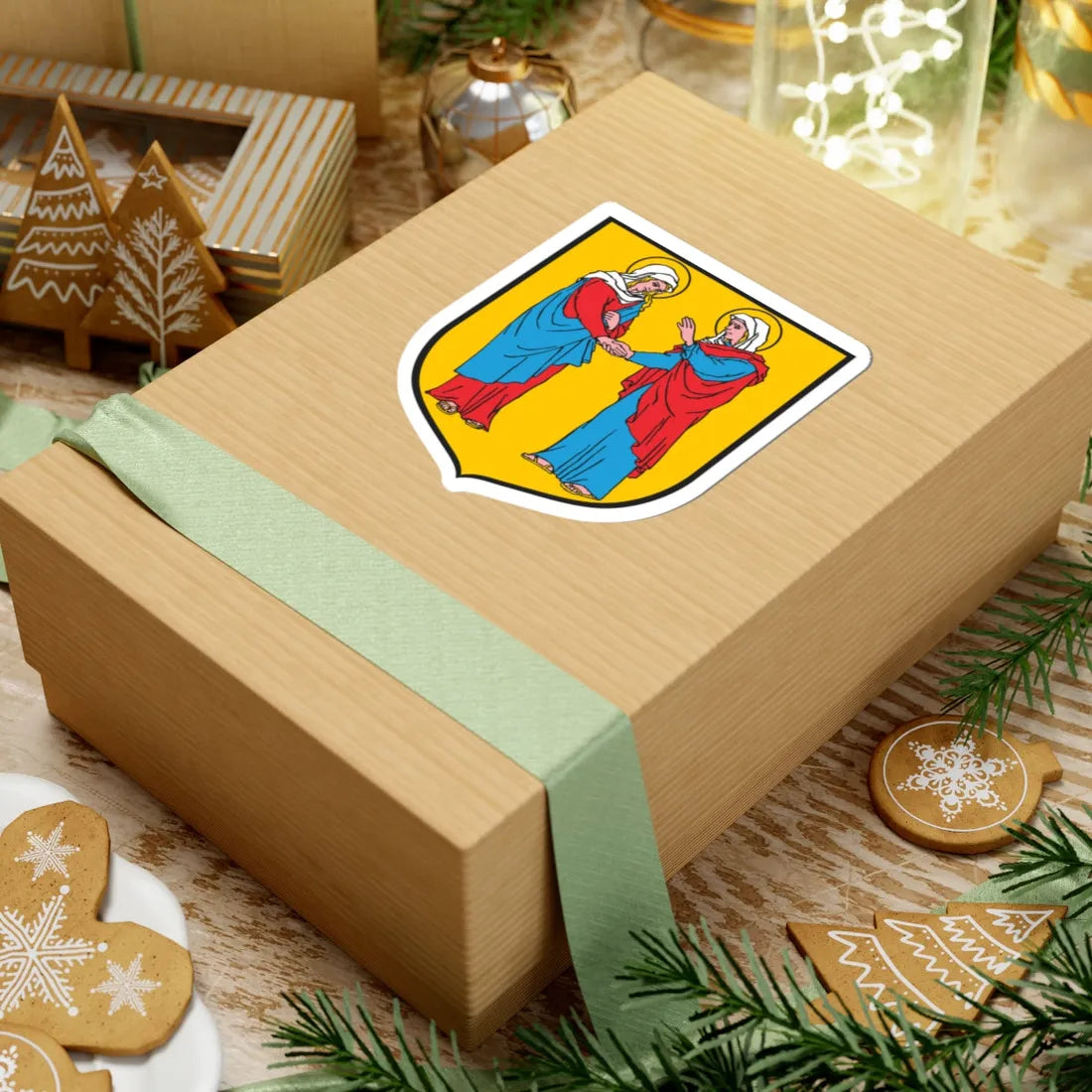 POL Baborów COA (Poland) (Coat of Arms) STICKER Vinyl Kiss-Cut Decal - The Sticker Space