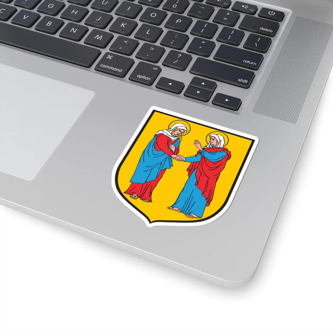 POL Baborów COA (Poland) (Coat of Arms) STICKER Vinyl Kiss-Cut Decal - The Sticker Space