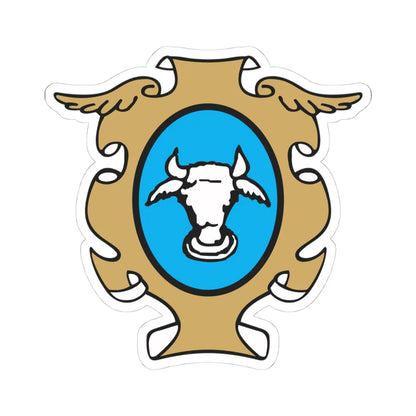 POL Baranów Sandomierski COA (Poland) (Coat of Arms) STICKER Vinyl Kiss-Cut Decal 4 Inch White - The Sticker Space