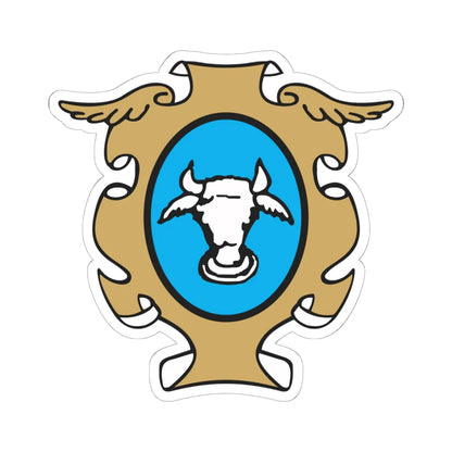 POL Baranów Sandomierski COA (Poland) (Coat of Arms) STICKER Vinyl Kiss-Cut Decal 6 Inch White - The Sticker Space