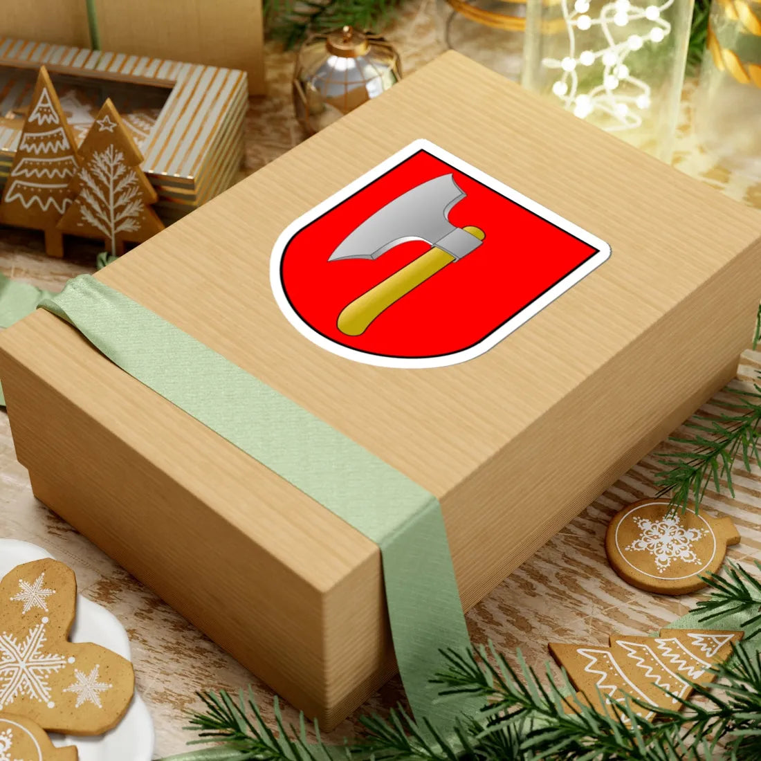 POL Barciany COA (Poland) (Coat of Arms) STICKER Vinyl Kiss-Cut Decal - The Sticker Space