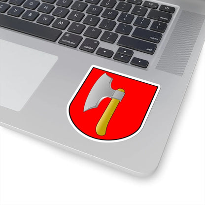 POL Barciany COA (Poland) (Coat of Arms) STICKER Vinyl Kiss-Cut Decal - The Sticker Space