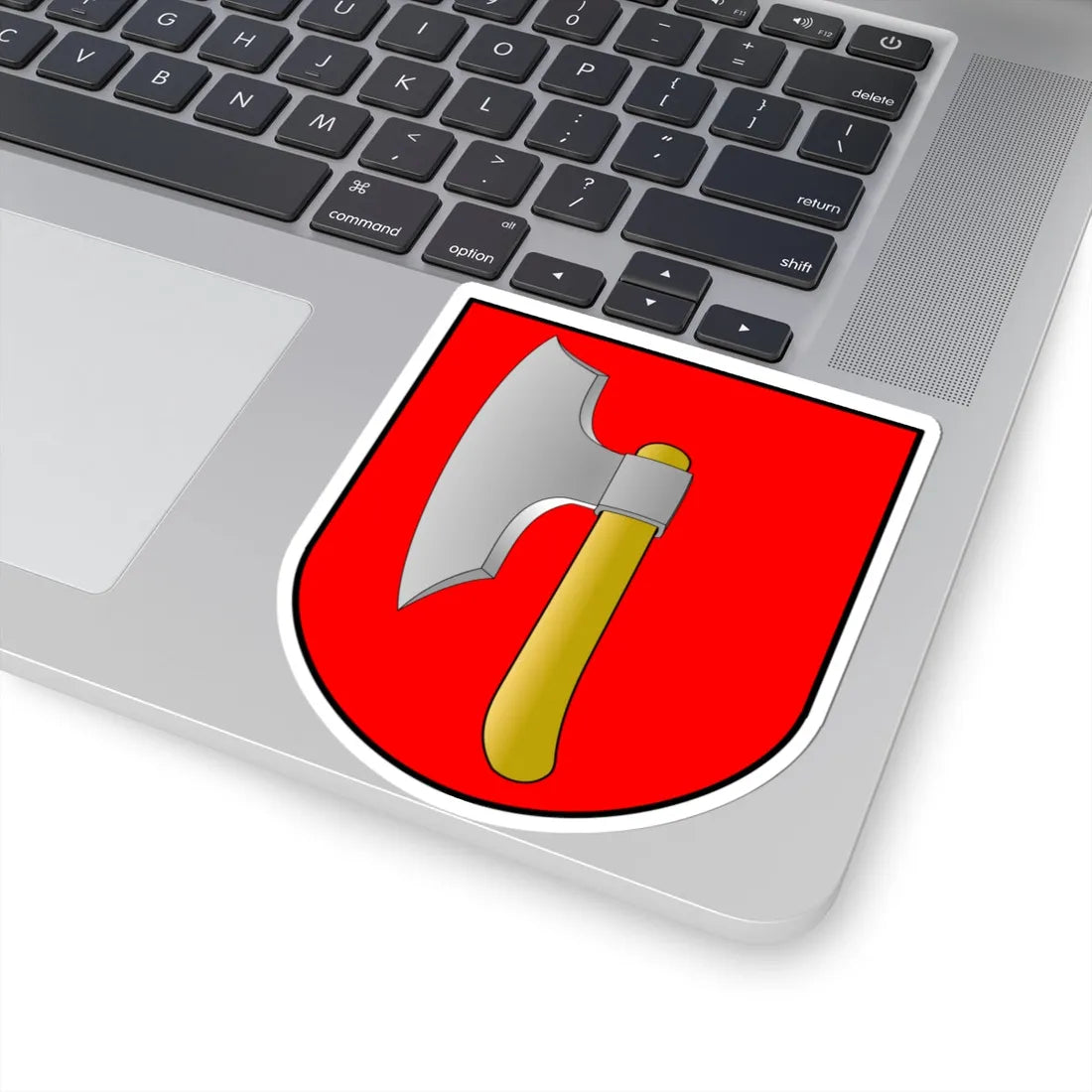 POL Barciany COA (Poland) (Coat of Arms) STICKER Vinyl Kiss-Cut Decal - The Sticker Space