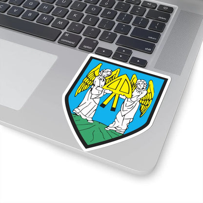 POL Barczewo COA (Poland) (Coat of Arms) STICKER Vinyl Kiss-Cut Decal - The Sticker Space