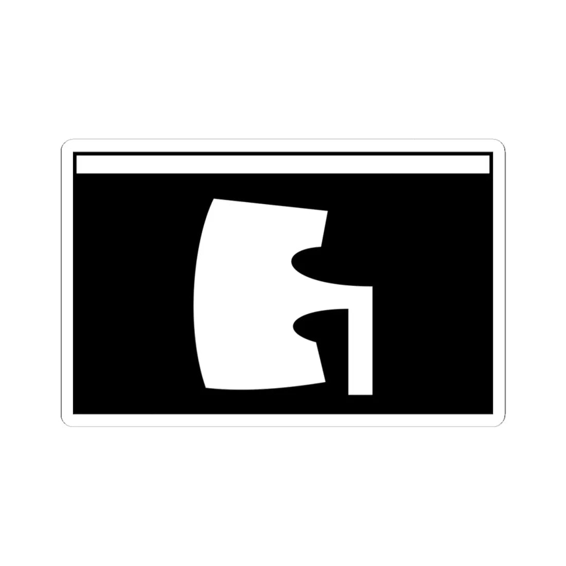 POL Bartoszyce flag (Poland) STICKER Vinyl Kiss-Cut Decal 4 Inch White - The Sticker Space