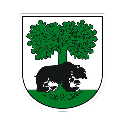 POL Barwice COA (Poland) (Coat of Arms) STICKER Vinyl Kiss-Cut Decal 3 Inch White - The Sticker Space