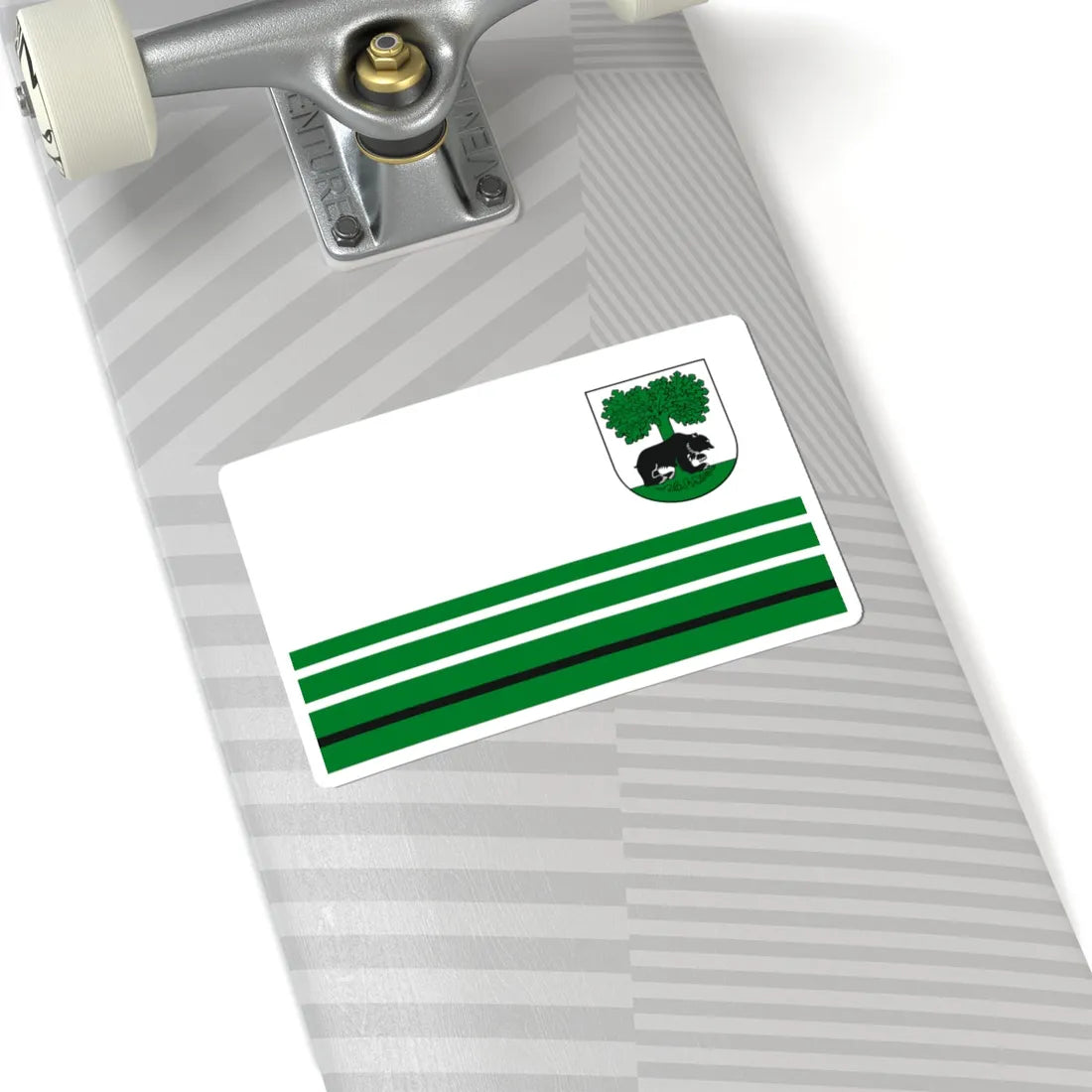 POL Barwice flag (Poland) STICKER Vinyl Kiss-Cut Decal - The Sticker Space