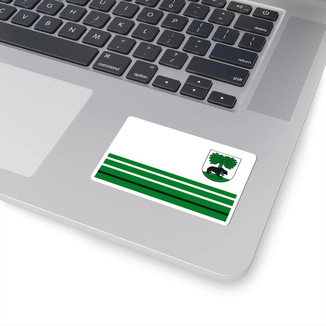 POL Barwice flag (Poland) STICKER Vinyl Kiss-Cut Decal - The Sticker Space