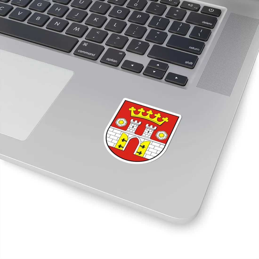 POL Będzin COA (Poland) (Coat of Arms) STICKER Vinyl Kiss-Cut Decal - The Sticker Space
