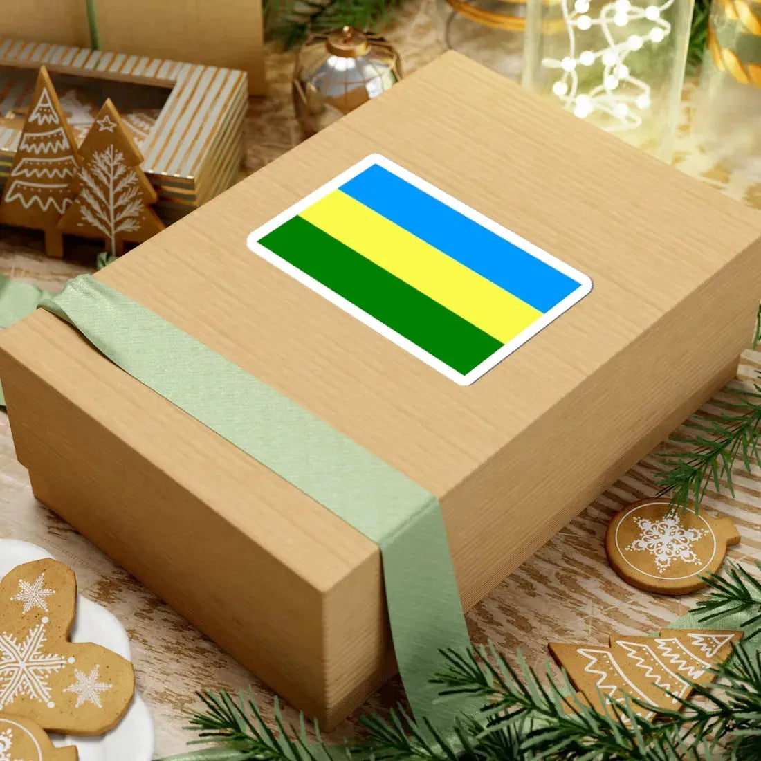 POL Bełchatow flag (Poland) STICKER Vinyl Kiss-Cut Decal - The Sticker Space