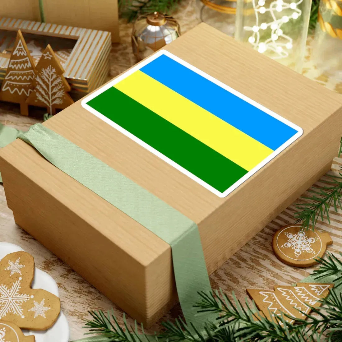 POL Bełchatow flag (Poland) STICKER Vinyl Kiss-Cut Decal - The Sticker Space