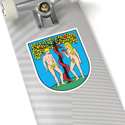 POL Bełchatów COA (Poland) (Coat of Arms) STICKER Vinyl Kiss-Cut Decal - The Sticker Space