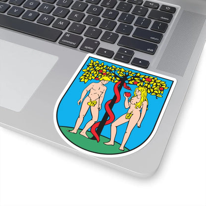 POL Bełchatów COA (Poland) (Coat of Arms) STICKER Vinyl Kiss-Cut Decal - The Sticker Space