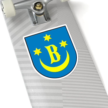 POL Bełżyce COA old (Poland) (Coat of Arms) STICKER Vinyl Kiss-Cut Decal - The Sticker Space