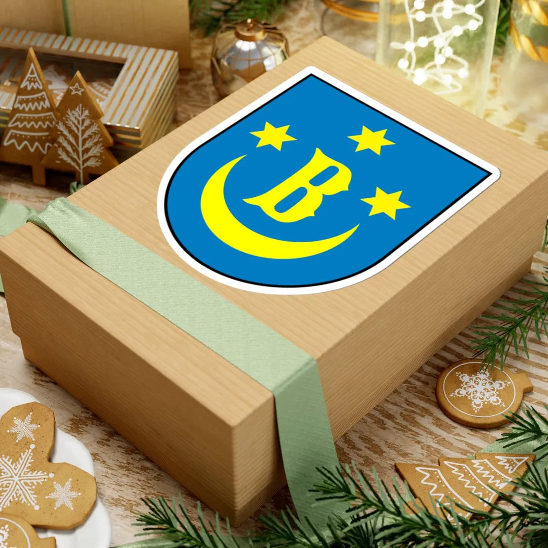 POL Bełżyce COA old (Poland) (Coat of Arms) STICKER Vinyl Kiss-Cut Decal - The Sticker Space