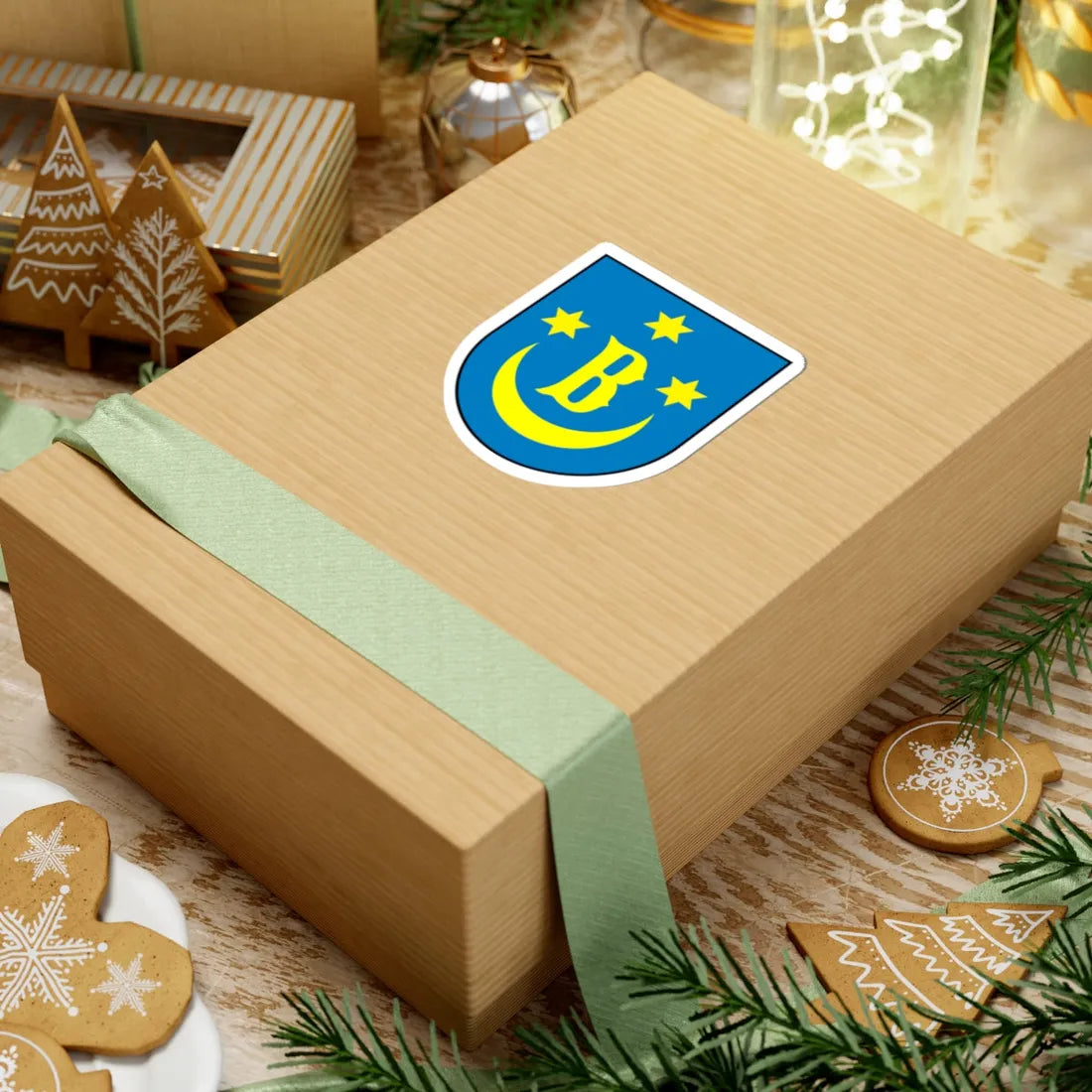 POL Bełżyce COA old (Poland) (Coat of Arms) STICKER Vinyl Kiss-Cut Decal - The Sticker Space