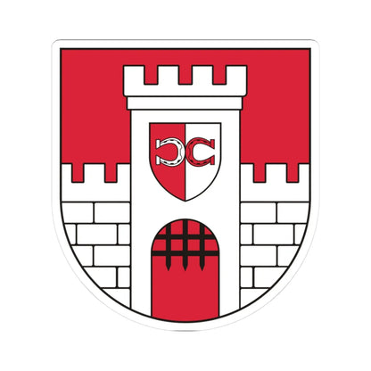 POL Biała COA (Poland) (Coat of Arms) STICKER Vinyl Kiss-Cut Decal 3 Inch White - The Sticker Space