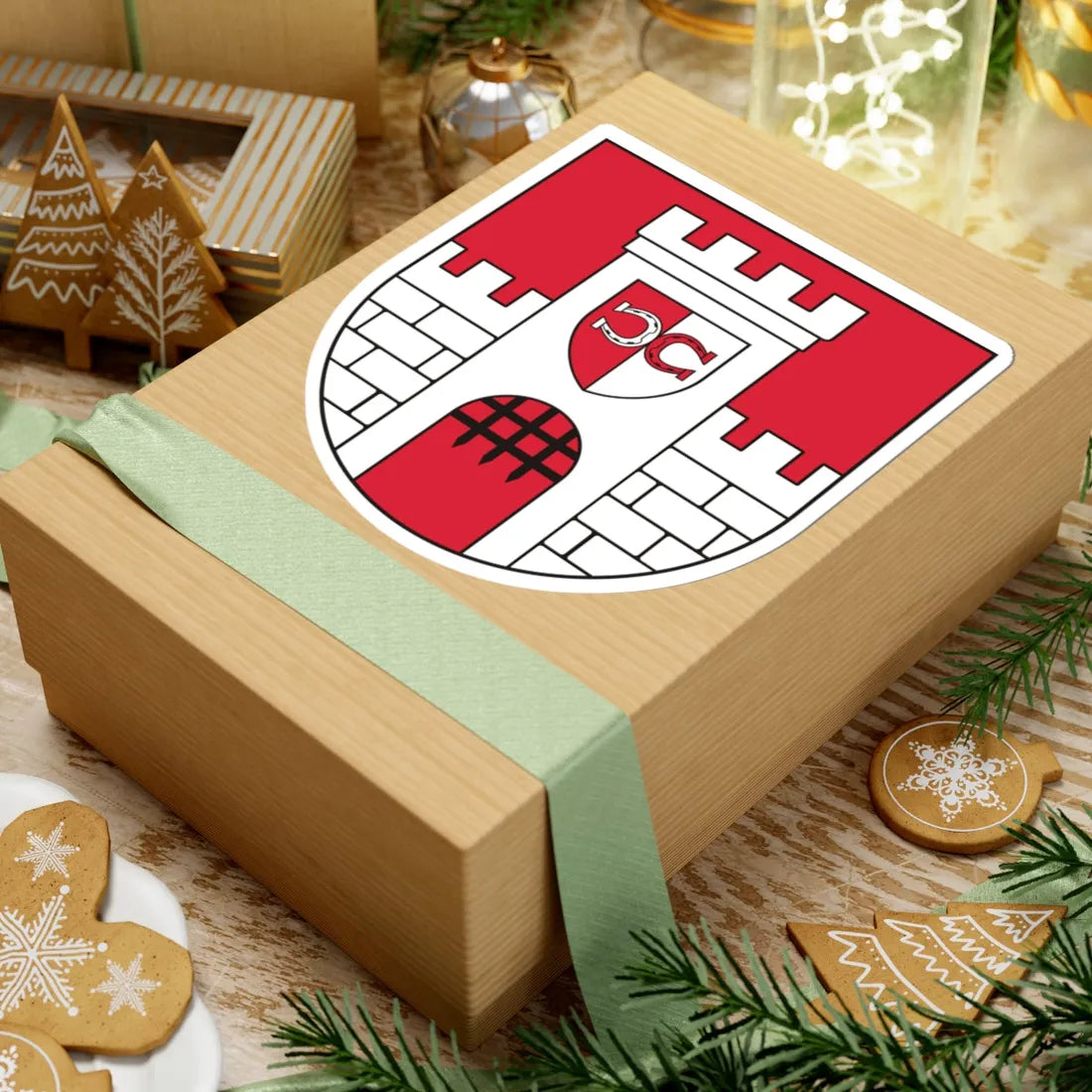 POL Biała COA (Poland) (Coat of Arms) STICKER Vinyl Kiss-Cut Decal - The Sticker Space