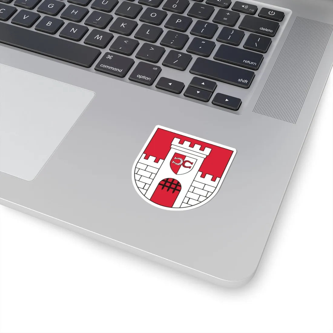 POL Biała COA (Poland) (Coat of Arms) STICKER Vinyl Kiss-Cut Decal - The Sticker Space