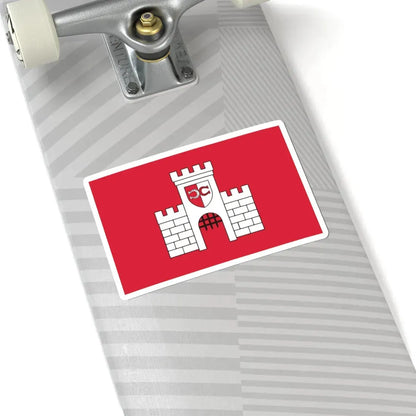 POL Biała flag (Poland) STICKER Vinyl Kiss-Cut Decal - The Sticker Space