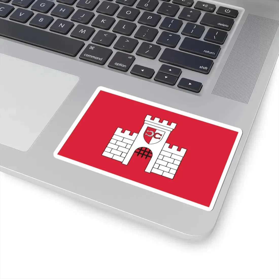 POL Biała flag (Poland) STICKER Vinyl Kiss-Cut Decal - The Sticker Space