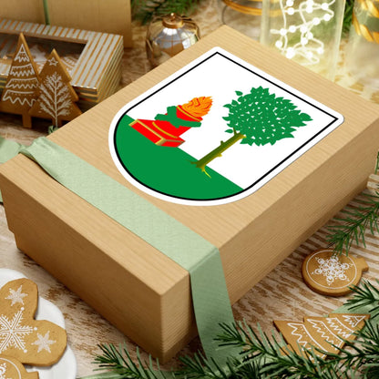 POL Biała Piska COA (Poland) (Coat of Arms) STICKER Vinyl Kiss-Cut Decal - The Sticker Space