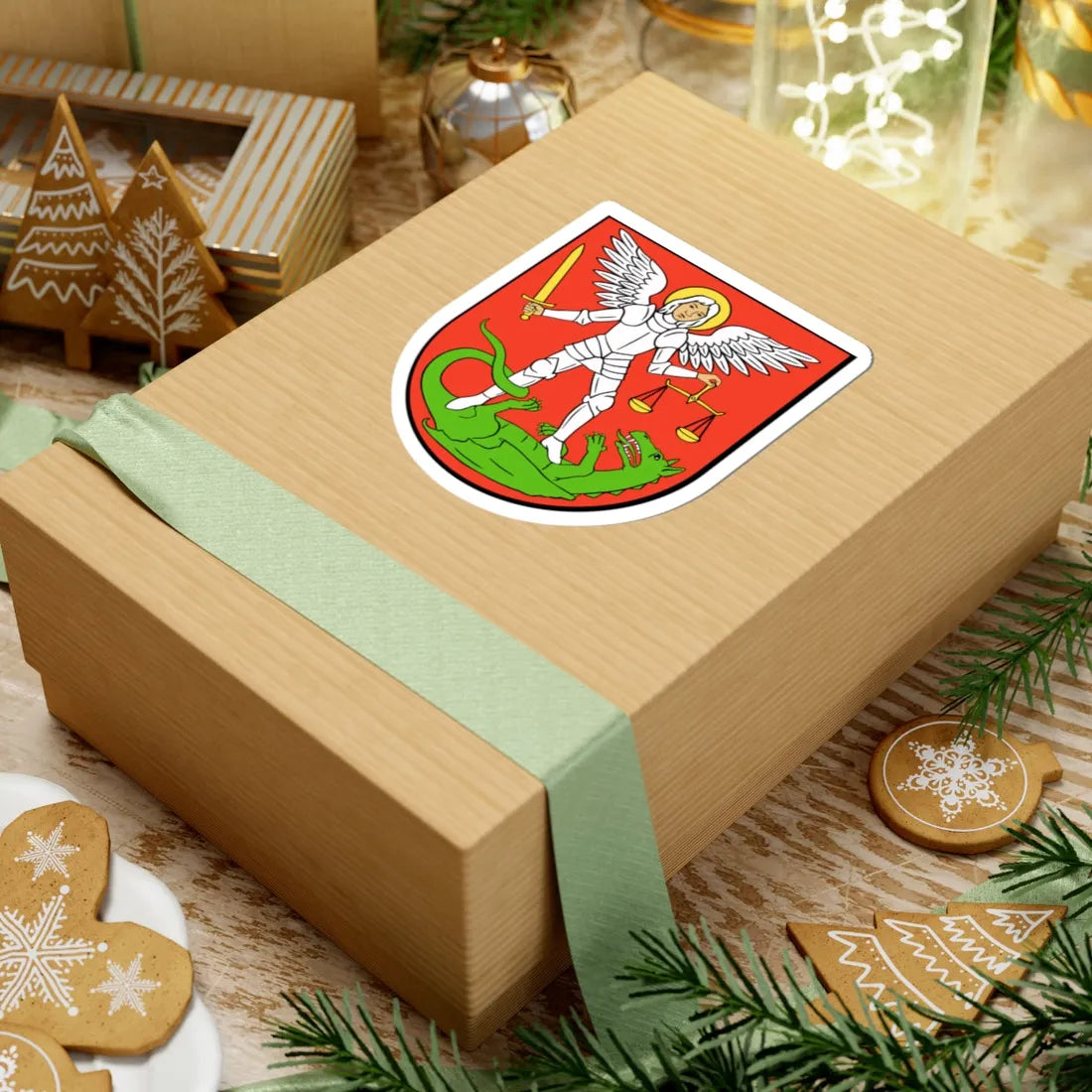 POL Biała Podlaska COA (Poland) (Coat of Arms) STICKER Vinyl Kiss-Cut Decal - The Sticker Space