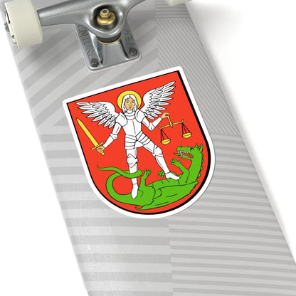 POL Biała Podlaska COA (Poland) (Coat of Arms) STICKER Vinyl Kiss-Cut Decal - The Sticker Space