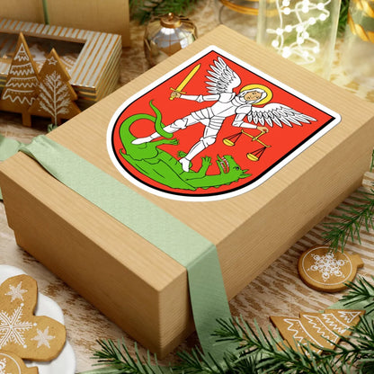 POL Biała Podlaska COA (Poland) (Coat of Arms) STICKER Vinyl Kiss-Cut Decal - The Sticker Space