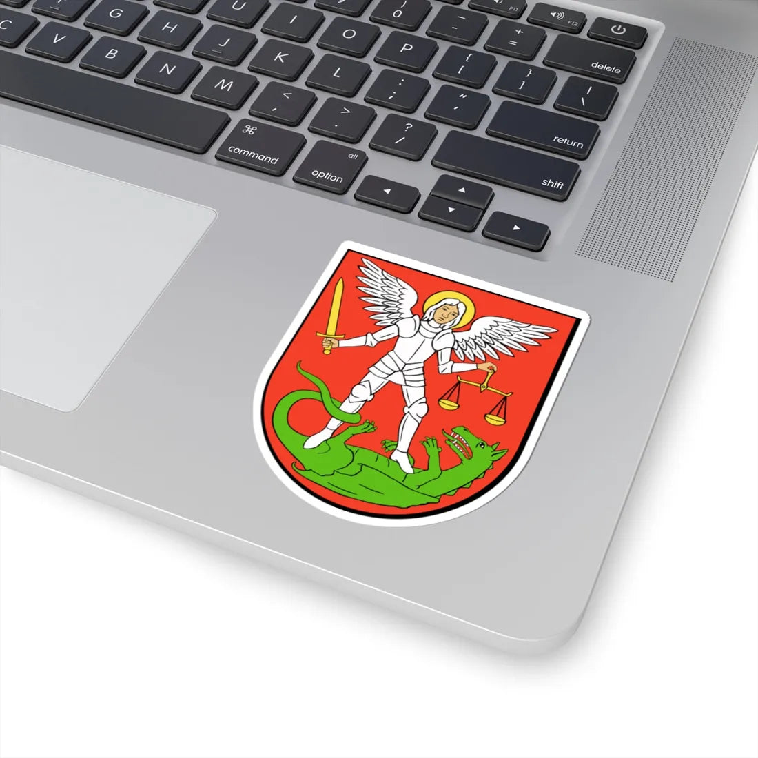 POL Biała Podlaska COA (Poland) (Coat of Arms) STICKER Vinyl Kiss-Cut Decal - The Sticker Space