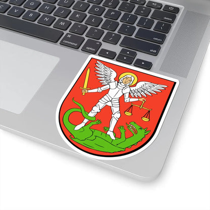 POL Biała Podlaska COA (Poland) (Coat of Arms) STICKER Vinyl Kiss-Cut Decal - The Sticker Space