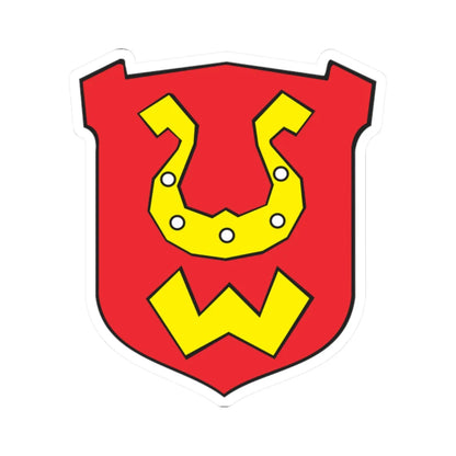 POL Biała Rawska COA (Poland) (Coat of Arms) STICKER Vinyl Kiss-Cut Decal 2 Inch White - The Sticker Space