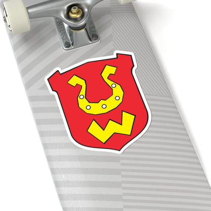 POL Biała Rawska COA (Poland) (Coat of Arms) STICKER Vinyl Kiss-Cut Decal - The Sticker Space