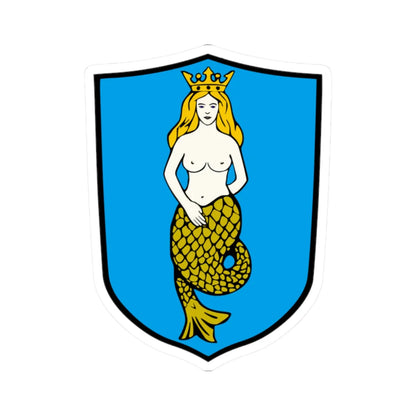 POL Białobrzegi COA (Poland) (Coat of Arms) STICKER Vinyl Kiss-Cut Decal 2 Inch White - The Sticker Space
