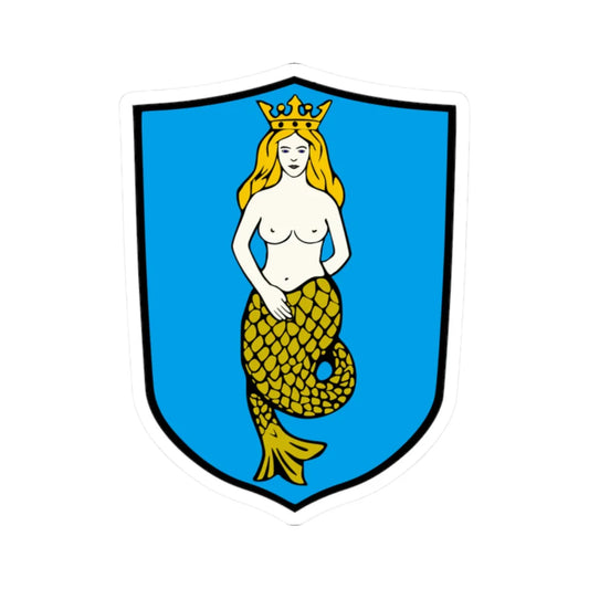 POL Białobrzegi COA (Poland) (Coat of Arms) STICKER Vinyl Kiss-Cut Decal 2 Inch White - The Sticker Space