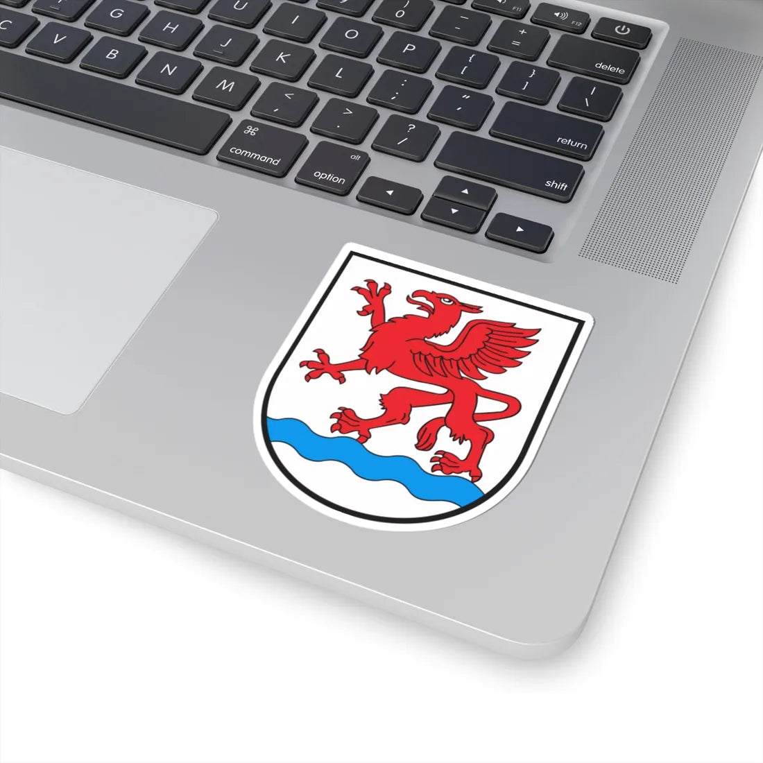 POL Białogard COA (Poland) (Coat of Arms) STICKER Vinyl Kiss-Cut Decal - The Sticker Space