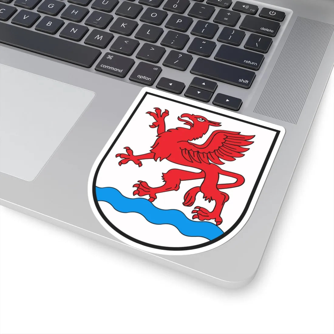 POL Białogard COA (Poland) (Coat of Arms) STICKER Vinyl Kiss-Cut Decal - The Sticker Space