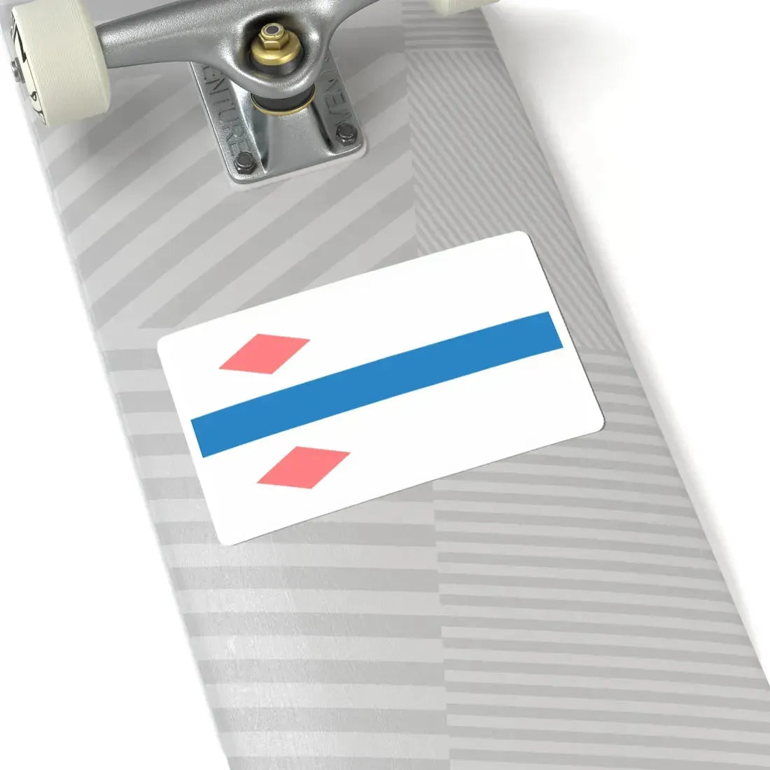 POL Białogard flag (Poland) STICKER Vinyl Kiss-Cut Decal - The Sticker Space