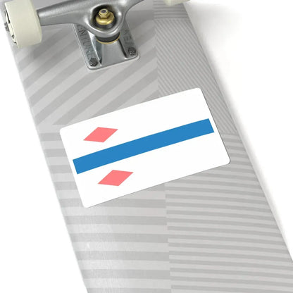 POL Białogard flag (Poland) STICKER Vinyl Kiss-Cut Decal - The Sticker Space